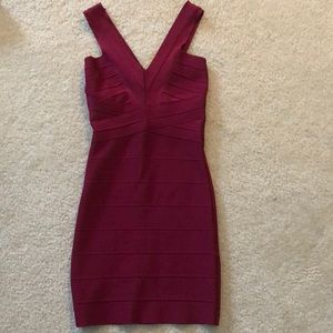 XS Bebe bandage dress
